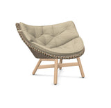 DEDON MBRACE Lounge Sessel Teak Gestell - Geflecht Chestnut