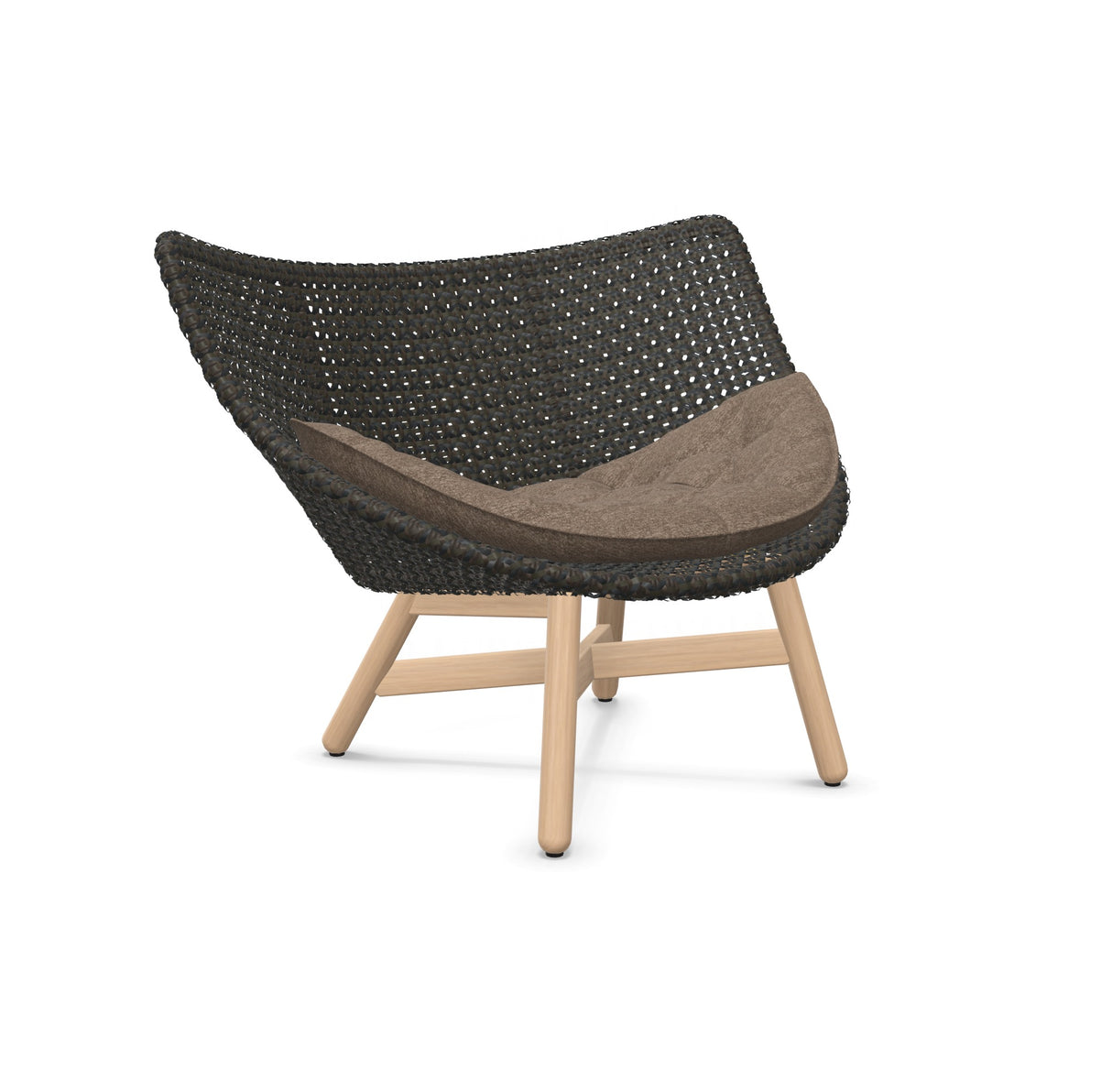 DEDON MBRACE Lounge Sessel Teak Gestell - Geflecht Arabica