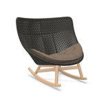 DEDON MBRACE Schaukelstuhl Teak Gestell - Geflecht Arabica