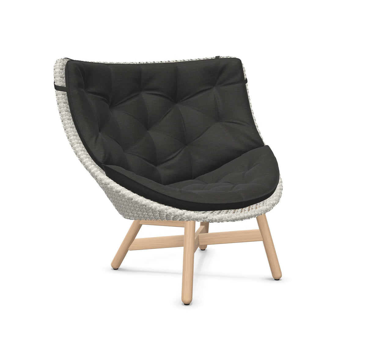 DEDON MBRACE Hochlehner Teak inkl. Gesamtauflage