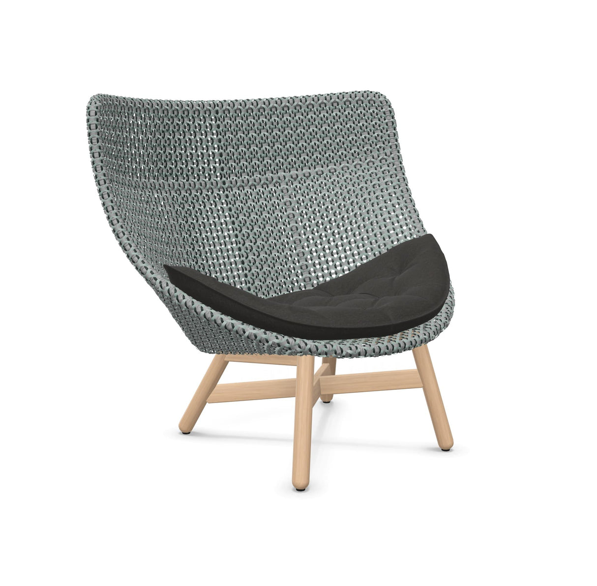 DEDON MBRACE Hochlehner Teak Gestell - Geflecht Baltic