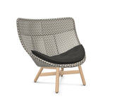 DEDON MBRACE Hochlehner Teak Gestell - Geflecht Pepper