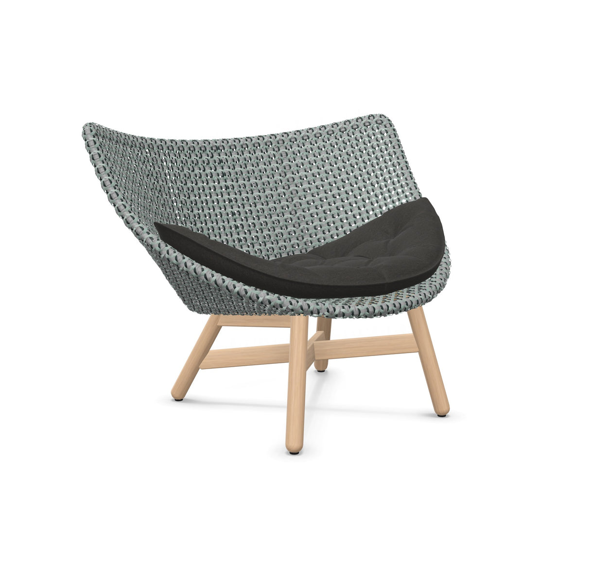 DEDON MBRACE Lounge Sessel Teak Gestell - Geflecht Baltic