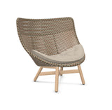 DEDON MBRACE Hochlehner Teak Gestell - Geflecht Chestnut