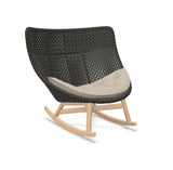 DEDON MBRACE Schaukelstuhl Teak Gestell - Geflecht Arabica