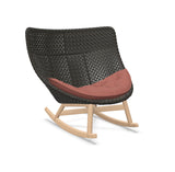 DEDON MBRACE Schaukelstuhl Teak Gestell - Geflecht Arabica