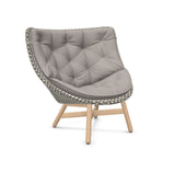 DEDON MBRACE Hochlehner Teak Gestell - Geflecht Pepper