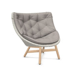 DEDON MBRACE Hochlehner Teak Gestell - Geflecht Sea Salt