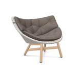 DEDON MBRACE Lounge Sessel Teak Gestell - Geflecht Sea Salt