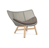 DEDON MBRACE Lounge Sessel Teak Gestell - Geflecht Pepper