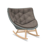 DEDON MBRACE Schaukelstuhl Teak Gestell - Geflecht Baltic