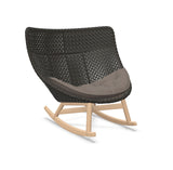 DEDON MBRACE Schaukelstuhl Teak Gestell - Geflecht Arabica