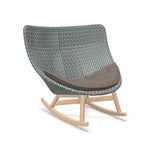 DEDON MBRACE Schaukelstuhl Teak Gestell - Geflecht Baltic