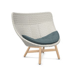 DEDON MBRACE Hochlehner Teak Gestell - Geflecht Sea Salt