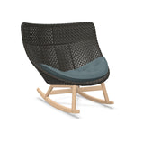 DEDON MBRACE Schaukelstuhl Teak Gestell - Geflecht Arabica