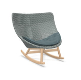 DEDON MBRACE Schaukelstuhl Teak Gestell - Geflecht Baltic
