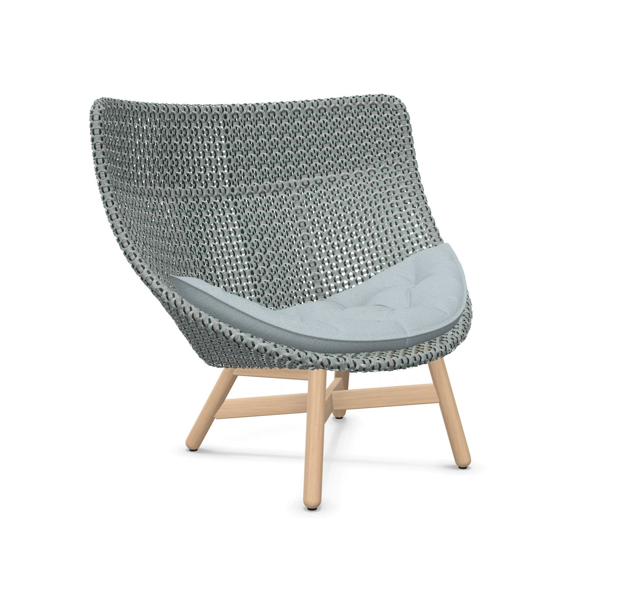 DEDON MBRACE Hochlehner Teak Gestell - Geflecht Baltic