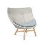 DEDON MBRACE Hochlehner Teak Gestell - Geflecht Sea Salt