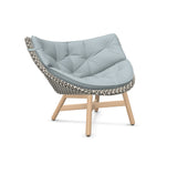 DEDON MBRACE Lounge Sessel Teak Gestell - Geflecht Pepper