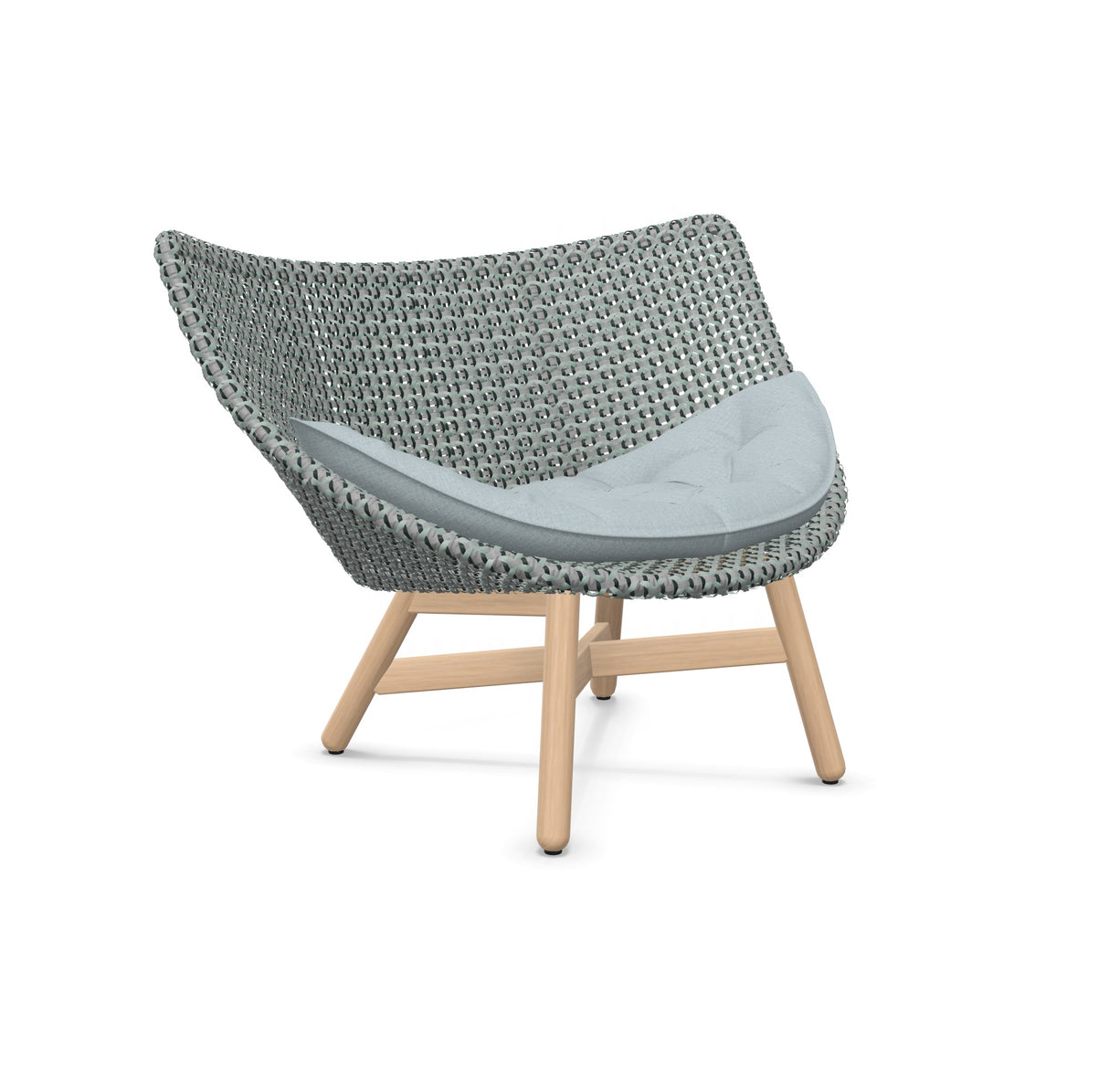 DEDON MBRACE Lounge Sessel Teak Gestell - Geflecht Baltic