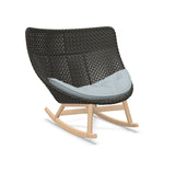 DEDON MBRACE Schaukelstuhl Teak Gestell - Geflecht Arabica