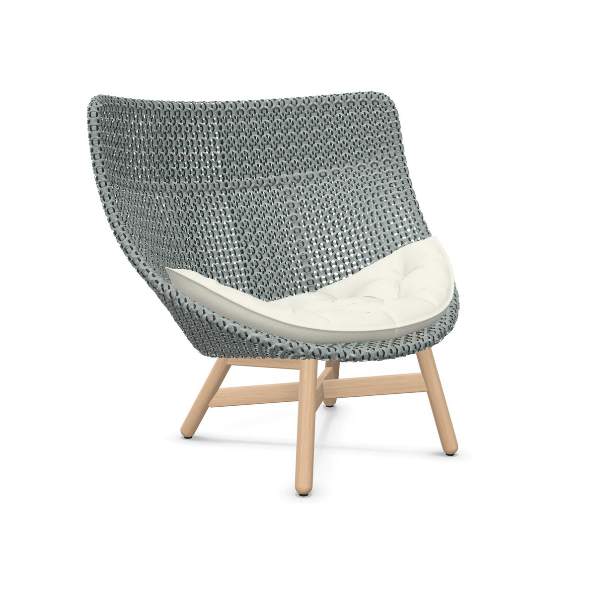 DEDON MBRACE Hochlehner Teak Gestell - Geflecht Baltic