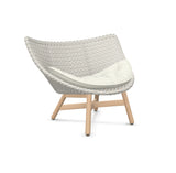 DEDON MBRACE Lounge Sessel Teak Gestell - Geflecht Sea Salt