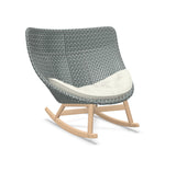 DEDON MBRACE Schaukelstuhl Teak Gestell - Geflecht Baltic