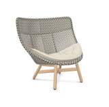 DEDON MBRACE Hochlehner Teak Gestell - Geflecht Pepper