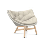 DEDON MBRACE Lounge Sessel Teak Gestell - Geflecht Sea Salt