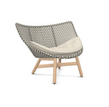 DEDON MBRACE Lounge Sessel Teak Gestell - Geflecht Pepper