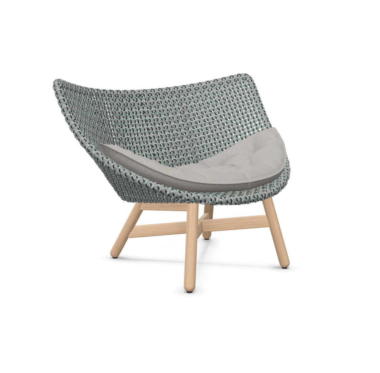 DEDON MBRACE Lounge Sessel Teak Gestell - Geflecht Baltic