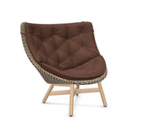 DEDON MBRACE Hochlehner Teak Gestell - Geflecht Chestnut