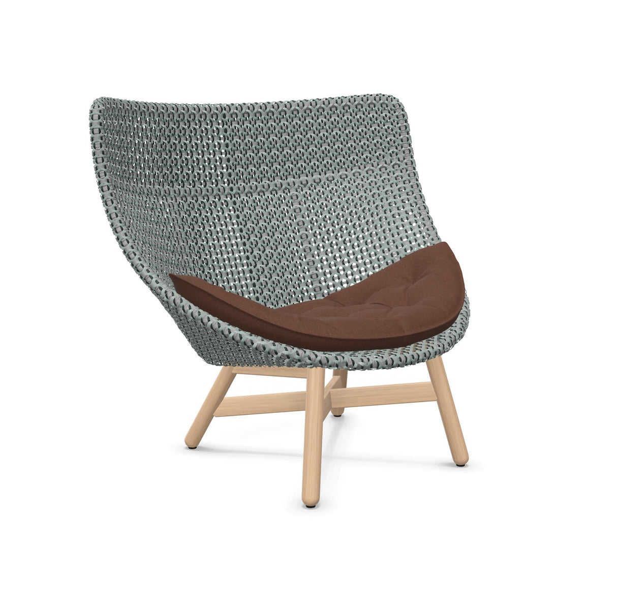 DEDON MBRACE Hochlehner Teak Gestell - Geflecht Baltic