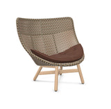DEDON MBRACE Hochlehner Teak Gestell - Geflecht Chestnut