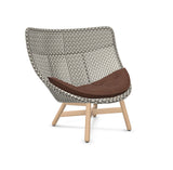 DEDON MBRACE Hochlehner Teak Gestell - Geflecht Pepper