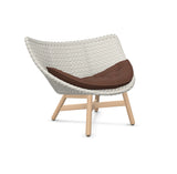 DEDON MBRACE Lounge Sessel Teak Gestell - Geflecht Sea Salt