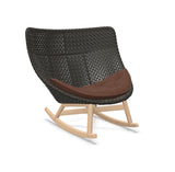 DEDON MBRACE Schaukelstuhl Teak Gestell - Geflecht Arabica