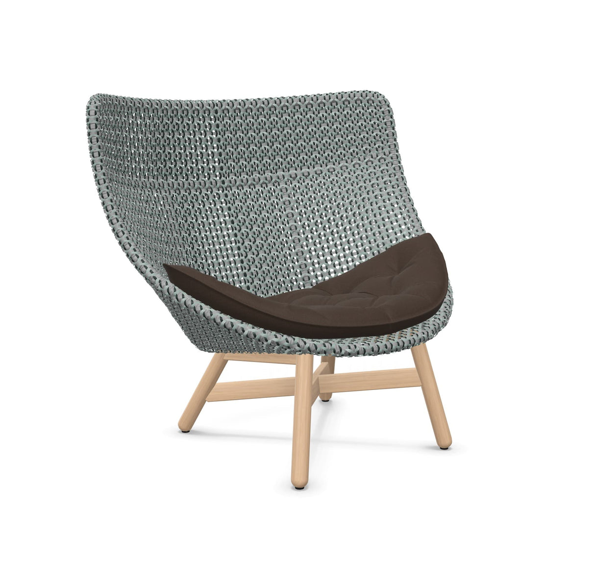 DEDON MBRACE Hochlehner Teak Gestell - Geflecht Baltic
