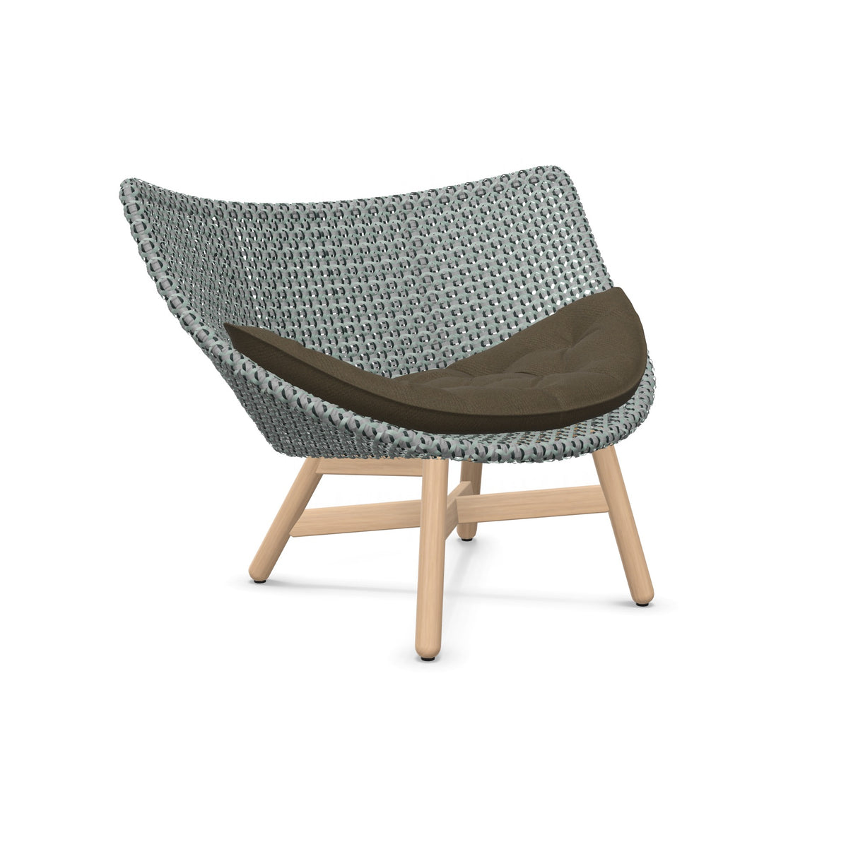 DEDON MBRACE Lounge Sessel Teak Gestell - Geflecht Baltic