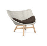 DEDON MBRACE Lounge Sessel Teak Gestell - Geflecht Sea Salt