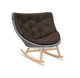 DEDON MBRACE Schaukelstuhl Teak Gestell - Geflecht Baltic