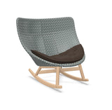 DEDON MBRACE Schaukelstuhl Teak Gestell - Geflecht Baltic