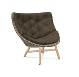DEDON MBRACE Hochlehner Teak Gestell - Geflecht Chestnut