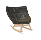 DEDON MBRACE Schaukelstuhl Teak Gestell - Geflecht Arabica