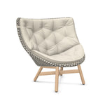 DEDON MBRACE Hochlehner Teak Gestell - Geflecht Pepper