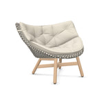 DEDON MBRACE Lounge Sessel Teak Gestell - Geflecht Pepper