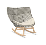 DEDON MBRACE Schaukelstuhl Teak Gestell - Geflecht Pepper