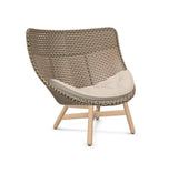 DEDON MBRACE Hochlehner Teak Gestell - Geflecht Chestnut