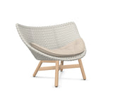 DEDON MBRACE Lounge Sessel Teak Gestell - Geflecht Sea Salt